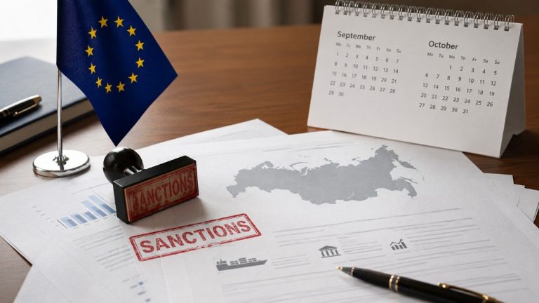 Осінь санкцій може принести новий масштабний тиск ЄС на Росію: у вересні готують близько 1600 нових обмежень, а в жовтні очікують їх ухвалення. Що зміниться для Кремля, ВПК та економіки РФ та банків.