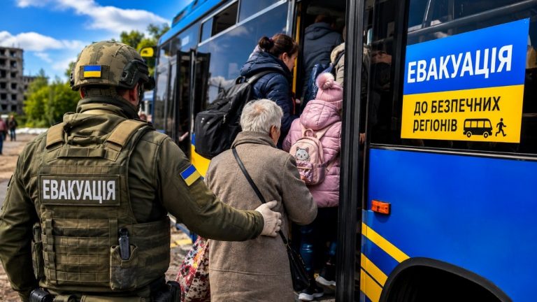 Евакуація з небезпечних районів України: коли дітей і батьків можуть вивезти примусово, хто ухвалює рішення, які документи, ліки, речі та багаж дозволено взяти із собою під час виїзду РФ.