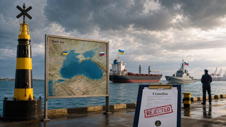 Росія відхилила пропозицію України про перемир’я у Чорному морі. У МЗС РФ заявили, що не бачать підстав для мораторію на удари по цивільних суднах та відновлення зернової угоди у 2026 році цього літа.