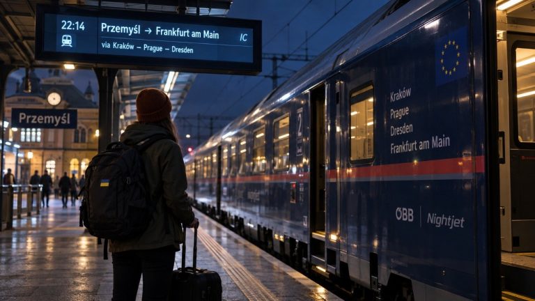 Як доїхати потягом з України до Німеччини у 2026 році через Перемишль: актуальні маршрути до Франкфурта, Дрездена, Берліна й Мюнхена, розклад, ціни та квитки.