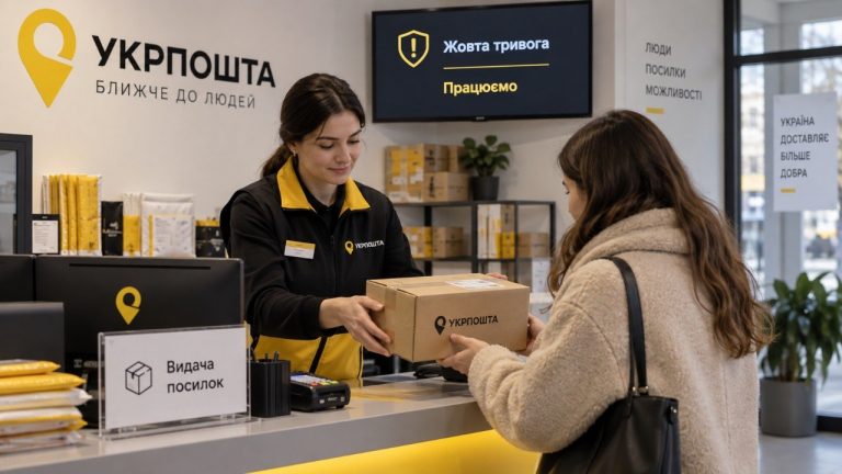 Укрпошта пояснила, чи видаватимуть посилки під час «жовтої» тривоги. Як працюють відділення, які правила безпеки діють і чи можливі зміни для клієнтів у різних регіонах України. Що треба знати зараз.
