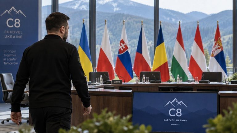 У Карпатах стартував саміт C8: Зеленський оголосив про «Карпатську вісімку». Хто бере участь, які цілі формату та що відомо про безпеку, енергетику, логістику й співпрацю громад між країнами Європи.