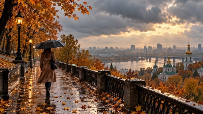 Погода в Україні у жовтні 2026: Укргідрометцентр прогнозує +6…+12 °C у середньому та 31–77 мм опадів. Прогноз для Києва, Львова, Дніпра, Харкова й Одеси та строки похолодання.