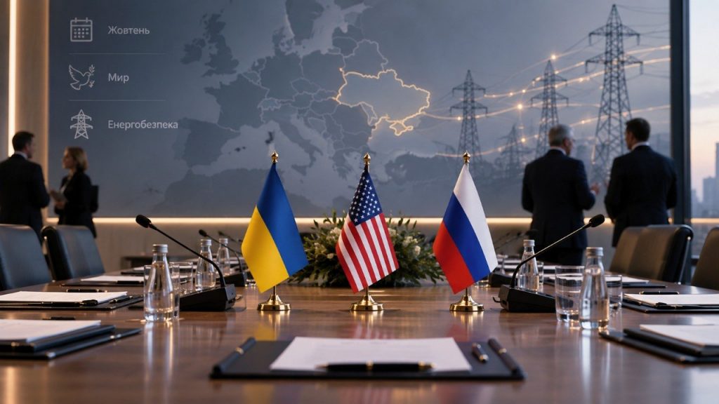 Україна готує тристоронню зустріч із США та Росією у жовтні. Сторони планують обговорити завершення війни, удари по енергетиці, безпеку судноплавства та технічні питання. Деталі жовтневих переговорів