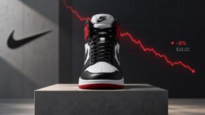 Акції Nike впали до $32,22 — мінімуму приблизно за 12 років. Компанія скорочує витрати, втрачає продажі в Китаї та готується пояснити інвесторам план відновлення бізнесу в листопаді.