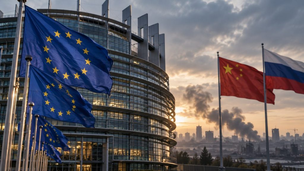 Європарламент закликав ЄС посилити тиск на Китай через підтримку Росії, розширити обмеження проти учасників обходу санкцій та вимагати припинення допомоги Москві у війні проти України.